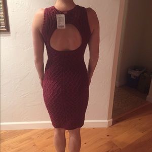 For Love & Lemons Knitz Dress with Open Back